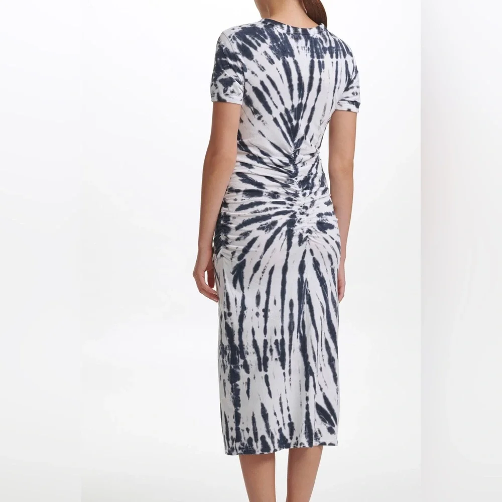 (244)NWT DKNY Sport - Ruched Dress - Small - Picture 3 of 4